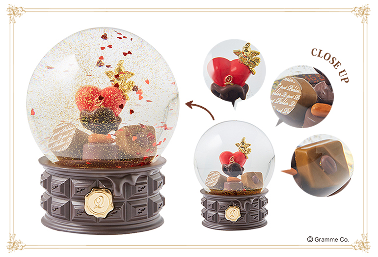 Q-pot.ONLINE SHOP｜NEWS｜New “Melty Chocolate” snow globe debuts!